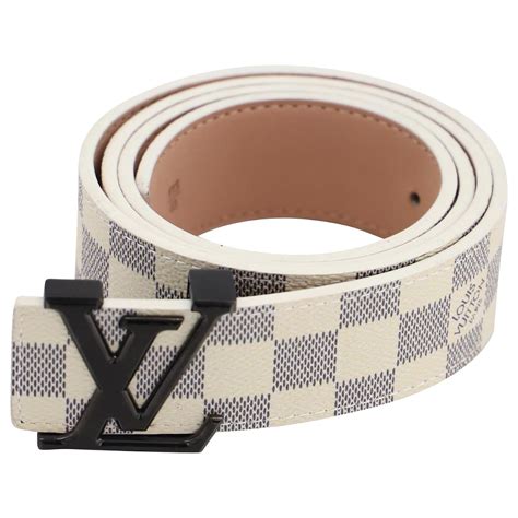 louis vuitton belt white and black|white Louis Vuitton belt real.